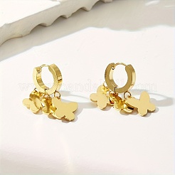 Pendientes de aro de acero inoxidable 201&nbsp;TX4252