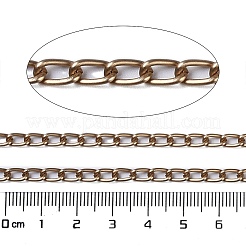 Chaîne gourmette en aluminium&nbsp;CHA-C003-02AB