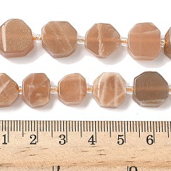 Natürliche sunstone Perlen Stränge&nbsp;G-I394-D22