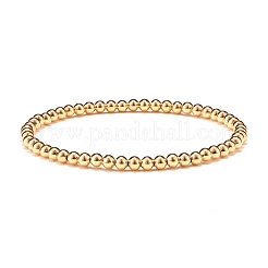 Ensemble de bracelets extensibles à perles rondes en quartz et bois de cerisier synthétique 4pcs 4 styles&nbsp;BJEW-JB07626