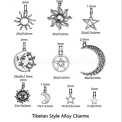 Pendente in lega stile tibetano&nbsp;TIBEP-CJ0001-08