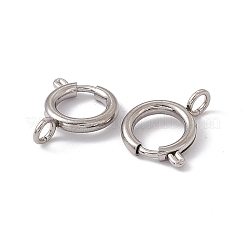 Fermagli ad anello a molla in acciaio inossidabile 201 anti-ossidazione&nbsp;STAS-J401-LD022-12
