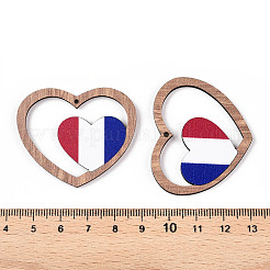 Holzanhänger mit französischem Motiv&nbsp;WOOD-N016-12