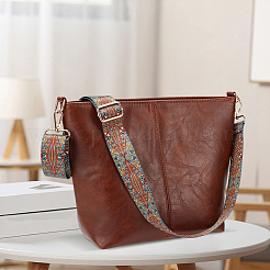 Borse a tracolla in pelle PU con cinturino per borsa etica&nbsp;AJEW-WH20816-217B