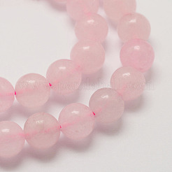 Chapelets de perles en quartz rose naturel&nbsp;X-G-P281-02-10mm
