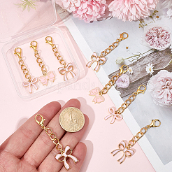 30 pendentif décoratif en alliage émaillé de 3 styles&nbsp;HJEW-CP00078