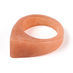 Natürliche rote aventurine fingerringe&nbsp;G-T143-27