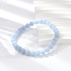 Natürliche Angelite Stretch Armbänder&nbsp;BJEW-JB03738-05