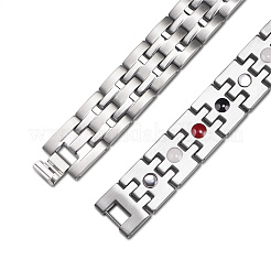 304 Edelstahl Panther Kette Uhrenarmband Armbänder&nbsp;JB675A
