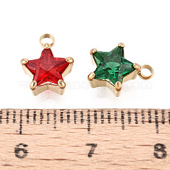 Anhänger aus 304 Edelstahl und Zirkonia&nbsp;STAS-T071-06M-G