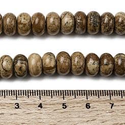 Natürliches Bild Jaspis Perlen Stränge&nbsp;G-A280-A03-03