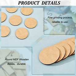 30 Stück mitteldichte Faserplatte (MDF).&nbsp;WOOD-FG0001-30