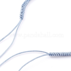Herstellung von Armbändern aus geflochtenem Nylonfaden&nbsp;AJEW-JB00922-03