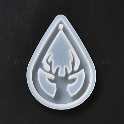 Stampi in silicone con ciondolo renna di Natale fai da te&nbsp;DIY-G056-A06