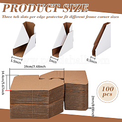 Protection d'angle pliable en papier kraft de sécurité pour album photo&nbsp;FIND-WH0139-980