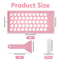 Kits de fabrication de baume à lèvres avec plateau de remplissage et spatule&nbsp;AJEW-WH0696-870B