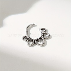 Gothic-Nasenringe aus 316er Chirurgenstahl in Blumenform für Damen und Herren&nbsp;VU7400