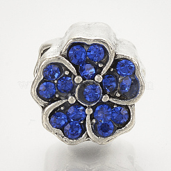 Legierung Rhinestone European Beads&nbsp;MPDL-Q208-068