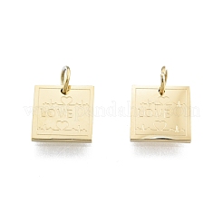 Ionenplattierung (IP) 304 Edelstahl-Anhänger&nbsp;STAS-T060-18G