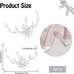 1 Set Schuhdekoration aus Glas&nbsp;FIND-FG0001-38