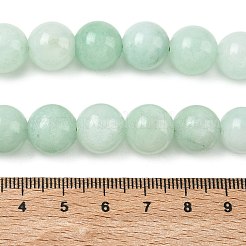 Billes de jade naturelles de teint en malaisades teintes&nbsp;G-G021-01D-11