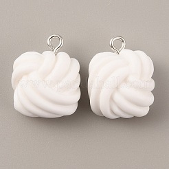 Pendenti in resina opaca&nbsp;RESI-WH0029-24P-04