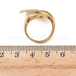 Edelstahl 304 mit Muschelmanschettenringen&nbsp;RJEW-Z118-07G