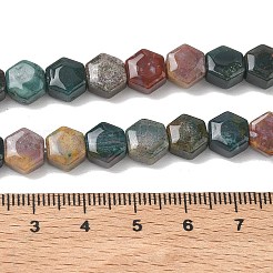 Natur Indien Achat Perlen Stränge&nbsp;G-G463-A09-8x9mm