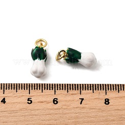 Messing Emaille-Anhänger&nbsp;KK-A252-13A-G