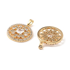 Pendenti in ottone e zirconi trasparenti&nbsp;KK-G558-12G
