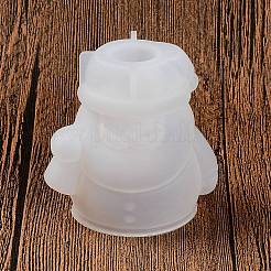 Weihnachts-DIY-Kerzenhalter-Silikon-Statuenformen&nbsp;DIY-F141-01D
