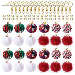 DIY Weihnachtsstil Ohrring machen Kits&nbsp;DIY-TA0008-88