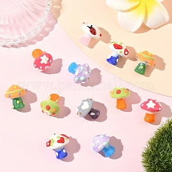 7 Stück 7 Farben handgefertigte Bunte Malerei-Perlen.&nbsp;LAMP-YW0001-94
