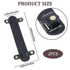 Taschenriemenabdeckungen aus Kunstleder&nbsp;DIY-CL0001-73B