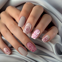 Modelli per nail art fai da te in acciaio inossidabile&nbsp;MRMJ-WH0092-077