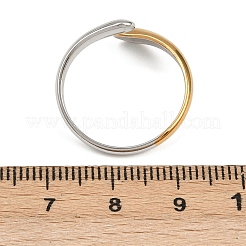 Bagues de manchette réglables en acier inoxydable 304 pour femmes&nbsp;RJEW-B135-01GP-05
