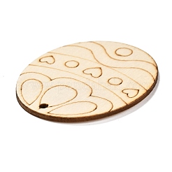 Manualidades de diy forma de huevo de pascua recortes colgantes&nbsp;AJEW-P087-B01-03