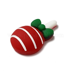 Cabujones de resina opaca con tema navideño&nbsp;RESI-C023-01M