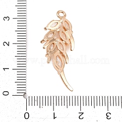 Pendentifs en laiton zircon cubique transparent&nbsp;KK-D265-07G
