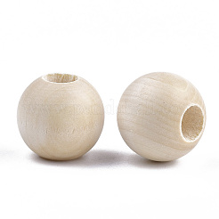 Unfertige Holzperlen&nbsp;X-WOOD-Q038-25mm