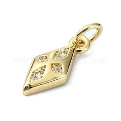 Ottone micro spianare pendenti zirconi&nbsp;KK-H475-23G-01