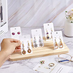 4 Stück Holzständer für Schmuck- und Ohrring-Displaykarten&nbsp;ODIS-AR0001-18