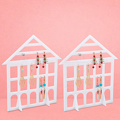 Abnehmbare schöne Haus-Acryl-Ohrringständer&nbsp;EDIS-WH0029-48B