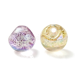 Placcatura uv perline acriliche iridescenti arcobaleno&nbsp;OACR-C012-03