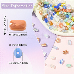 2 brins galvanisent les brins de perles de verre&nbsp;EGLA-YW0005-63A