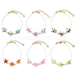 Bracelets de perles de verre&nbsp;BJEW-JB13839