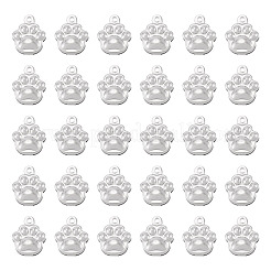 60 ciondolo in acciaio inossidabile 304. Ciondolo a forma di impronta di zampa&nbsp;STAS-TA0001-45