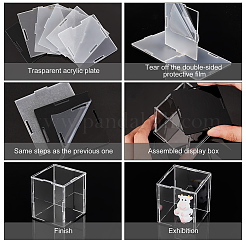 Transparente Acrylspielzeug-Actionfiguren-Schaukästen&nbsp;ODIS-WH0038-07A