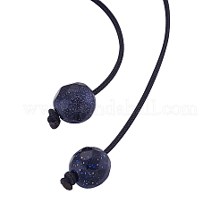 7 chakra nove braccialetti con perline intrecciate di pianeti&nbsp;BJEW-TAC0001-01