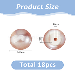 9 Paar natürliche Süßwasser-Zuchtperlen&nbsp;PEAR-HS0001-15